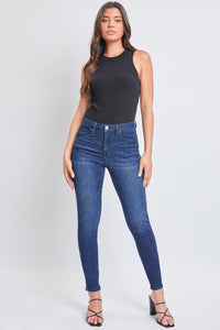 Dark Indigo Junior Curvy Fit High Rise Skinny Jeans