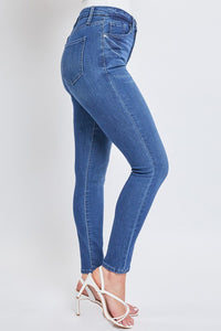 Dark Wash Junior Curvy Fit High Rise Skinny Jeans