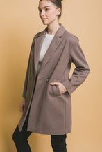 Greystone Lapel Collared Double Breasted Full Coat