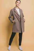 Greystone Lapel Collared Double Breasted Full Coat