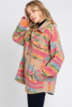 Pink Multi Aztec Print Jacket