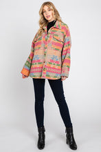 Pink Multi Aztec Print Jacket