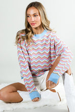 Long Sleeve Multi Color Sweater Top