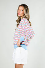 Long Sleeve Multi Color Sweater Top