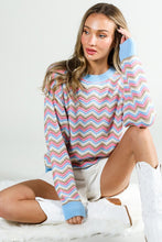 Long Sleeve Multi Color Sweater Top