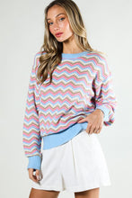 Long Sleeve Multi Color Sweater Top