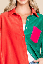 Multi Color Block Cotton Rib Shirts