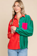 Multi Color Block Cotton Rib Shirts
