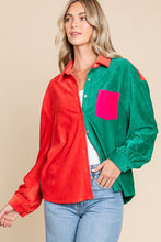Multi Color Block Cotton Rib Shirts
