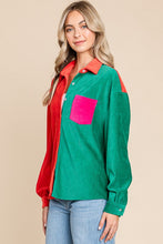 Multi Color Block Cotton Rib Shirts