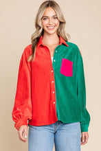 Multi Color Block Cotton Rib Shirts