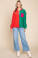 Multi Color Block Cotton Rib Shirts