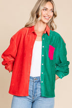 Multi Color Block Cotton Rib Shirts