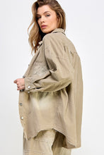 Stone Cargo Overshirt