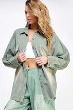Sage Cargo Overshirt