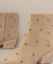 Khaki Oasis Society Ivanna - Star Studded Western Boots