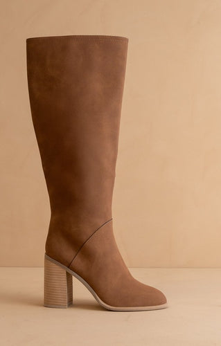 Brown The Shiloh - Knee High Block Heel Boots