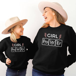 Black/Girl Power - Mommy & Me Sweatshirt