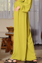 Olive Green High Waisted Long Pants
