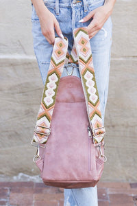 Mauve Alba Convertible Backpack Sling