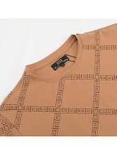 Khaki Crew Neck Tee-Shirt