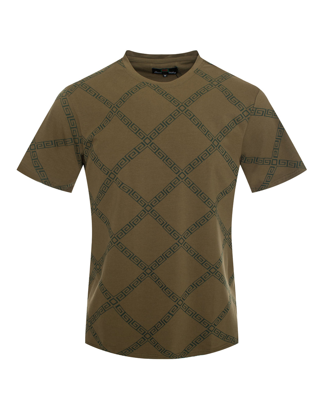 Olive Crew Neck Tee-Shirt