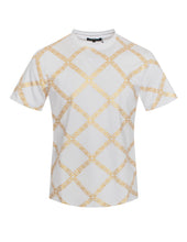 White Gold Crew Neck Tee-Shirt