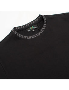 Black Charcoal Crew Neck Tee-Shirt