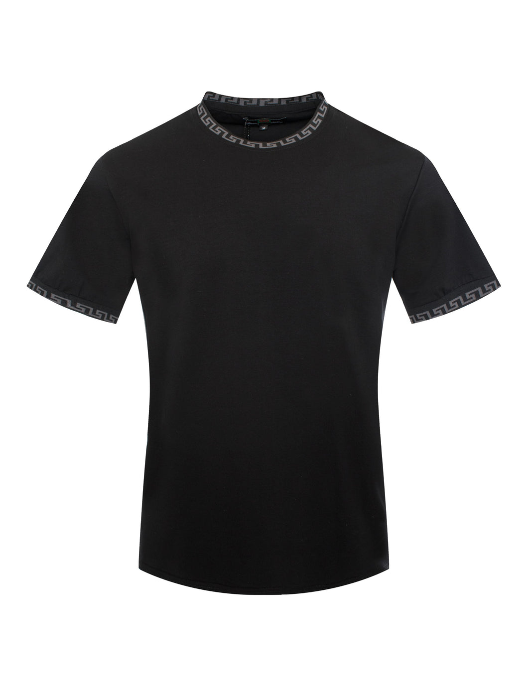 Black Charcoal Crew Neck Tee-Shirt