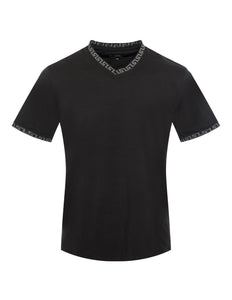 Black Charcoal Men's V-Neck T-Shirt