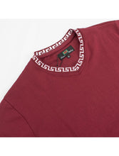 Burgundy Men's V-Neck T-Shirt