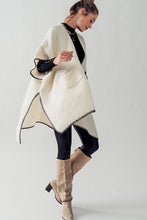 Ivory Kate Open Front Fleece Kimono
