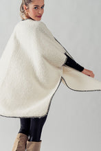 Ivory Kate Open Front Fleece Kimono