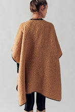 Camel Kate Open Front Fleece Kimono