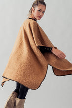 Camel Kate Open Front Fleece Kimono