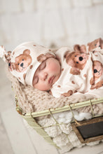 Infant Brown Teddy Bear Baby Gown