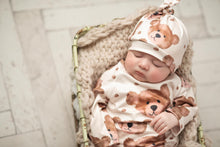 Infant Brown Teddy Bear Baby Gown