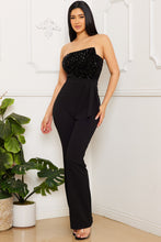 Black Multi Color Sequin Jumpsuit