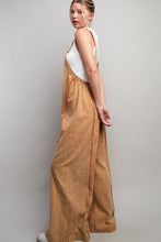 Mustard Mineral Washed Adjustable Jumpsuit