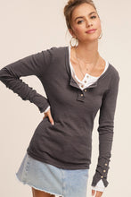 Charcoal Leah Top