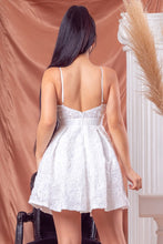 White Sleeveless Sequin Mini Dress