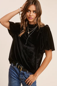 Black Darlene Top