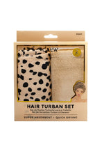 CALA 2 pc Shower Hair Turban Set