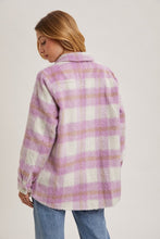 Pink Brushed Flannel Jacket