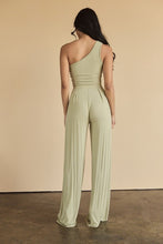 Sage Solid 2pc Modal Crop Top And Pants Set