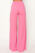 Pink Asymmetrical High Waisted Trouser Pants