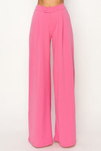 Pink Asymmetrical High Waisted Trouser Pants