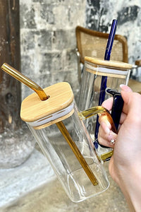 Yellow Straw heat-resistant flat bottomed heatable cup