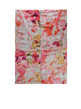 Florianne Red Floral Print Satin Midi Dress