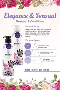 Elegance Sensual Perfumed Shampoo Rinse/600ML